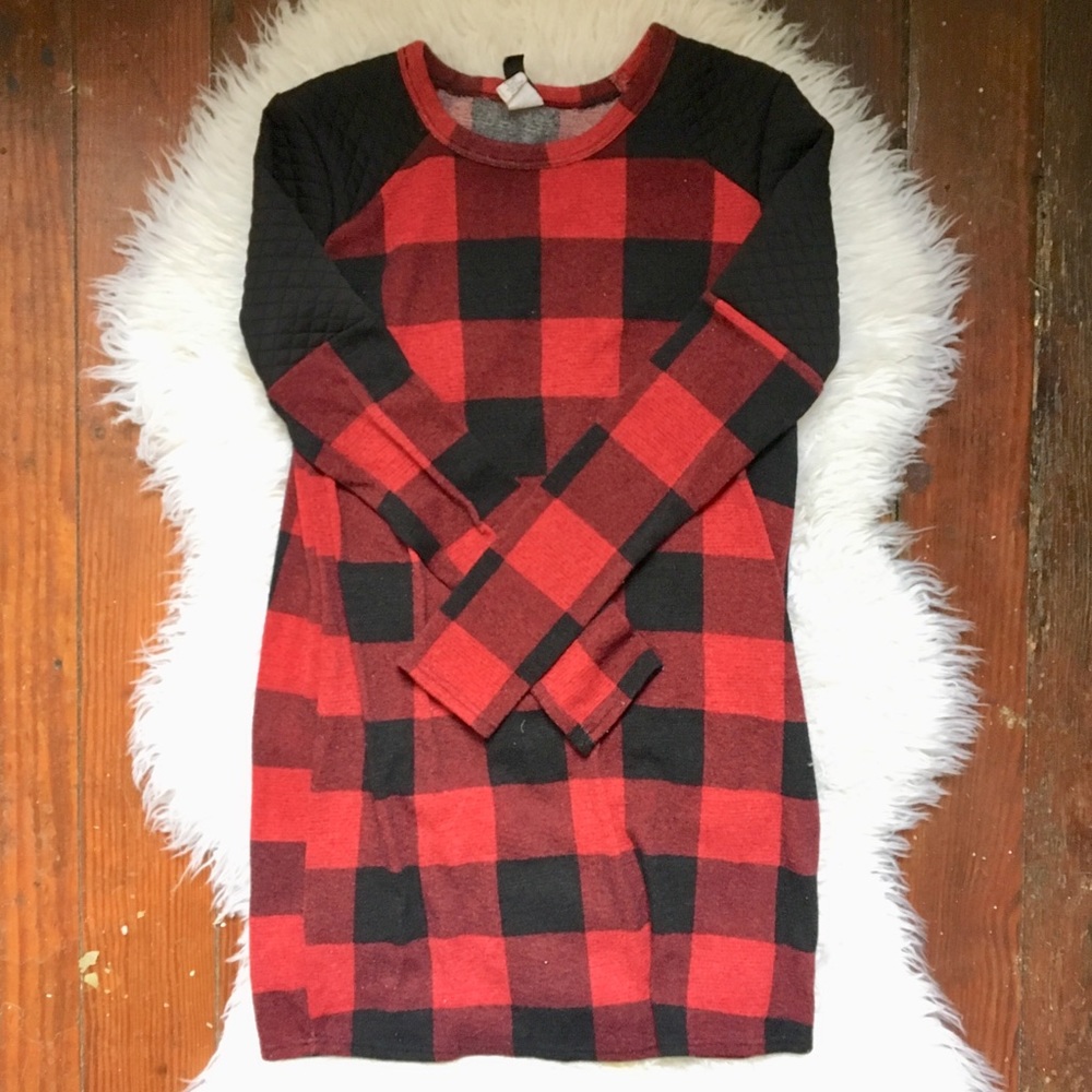 Buffalo Plaid L/S Dress